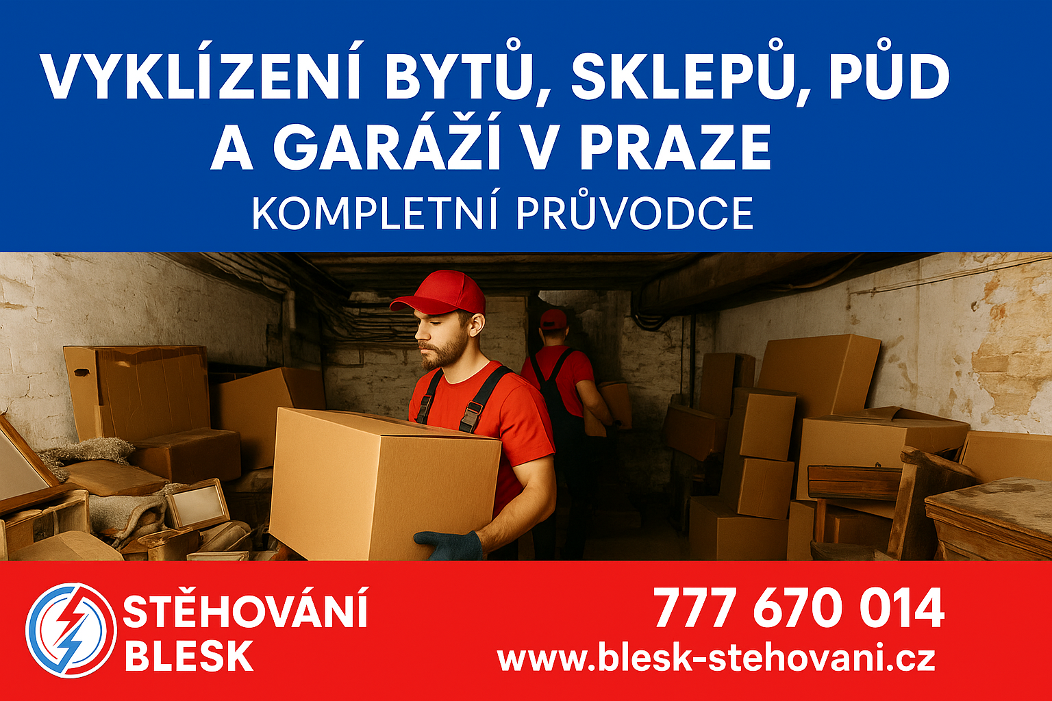 Vyklízení bytů, sklepů, půd a garáží v Praze – kompletní průvodce